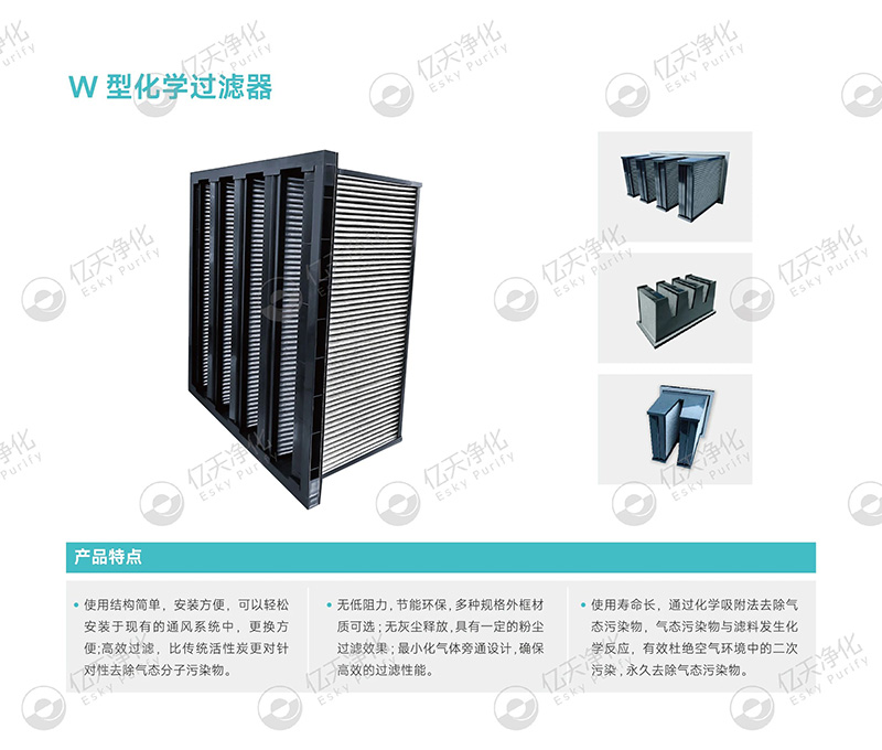 化學過濾器：精準凈化氣態污染物